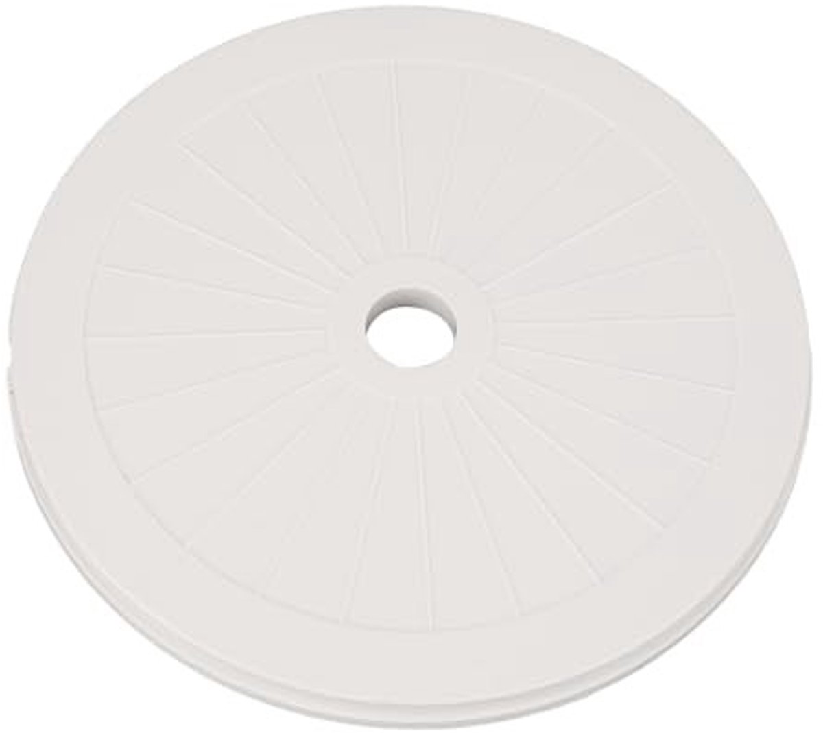 Allecto - Zwembad skimmer deksel - Vervanging - Rond - Plastic - Zwart - Zwembadaccessoires - Geschikt voor P6991 - 8 Inch skimmers