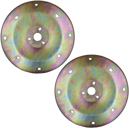 Zwenkplaat Grasmaaier - Onderdeel Gazonmaaier - Gazon Onderhoud - Robuuste Metalen Constructie - 26 cm Diameter — afbeelding 3