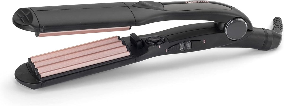 Krimptang Haar - Textuur Tool - Professionele Styling - 10 Warmtestanden - Tot 210 Graden - Zwart