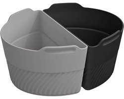 Slow Cooker Liners - Herbruikbare Dividers - Maaltijden Bereiden - Met Handvatten Antislip - 20x12x8 cm - Multicolor