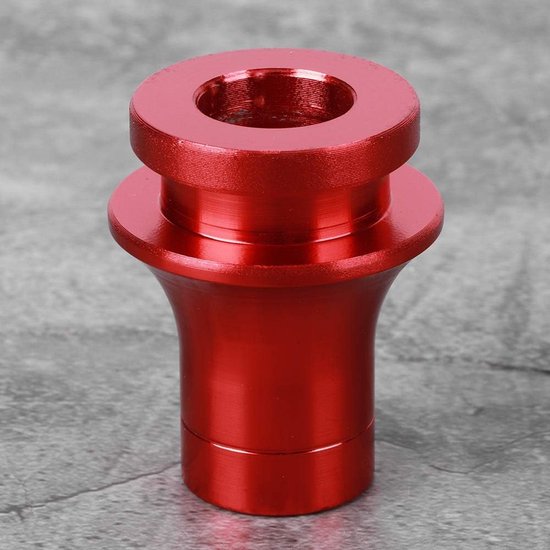 Pookknophouder - Schakelpook Adapter - Handgeschakelde Auto - M10x1.25 Draad - 7x5x5 cm - Rood — afbeelding 2