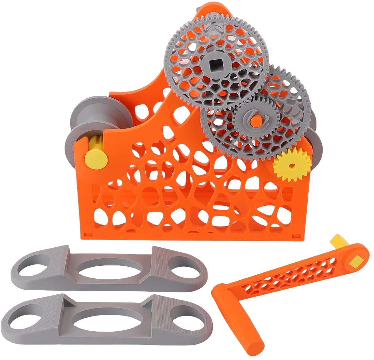 Filament Respooler - Spoel Winder - 3D Printen - Hand Slinger Ontwerp - Max 1Kg Spoelen - Oranje