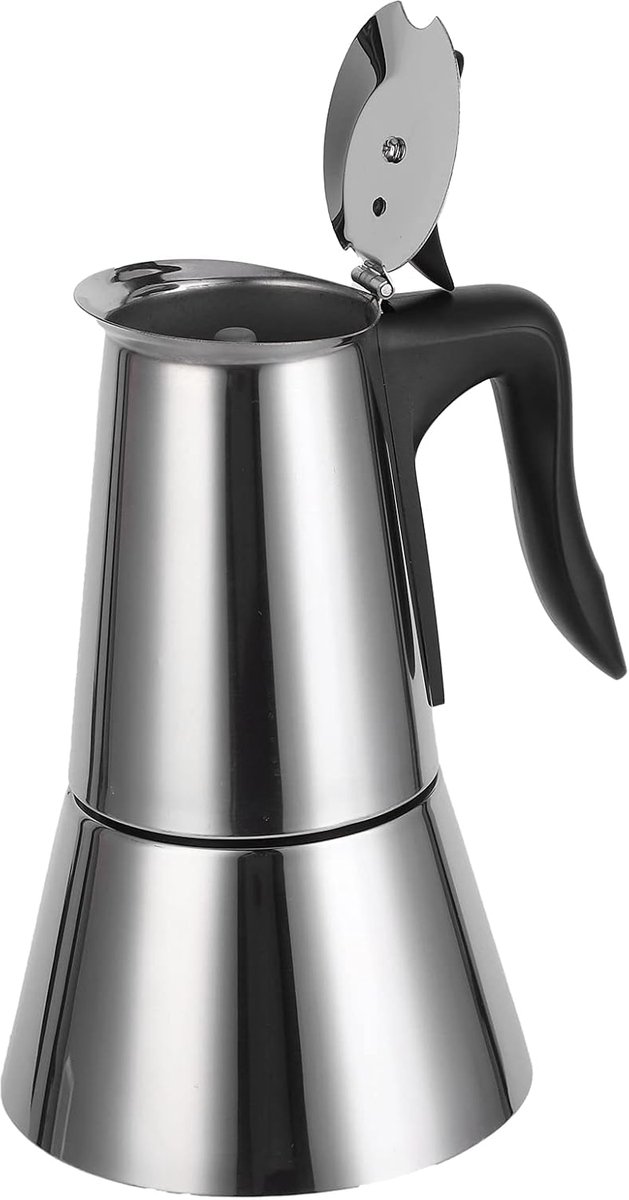 Elektrische Koffiepot - Percolator Koffiezetter - Snelle Koffie Maken - Automatische Uitschakeling - 300ML Capaciteit - Rood