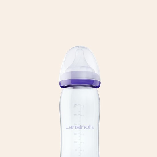 Glazen Babyflessen - Voedingsflessen Set - Flesvoeding Geven - NaturalWave Zuiger - 4 x 160 ml - Glas — afbeelding 3