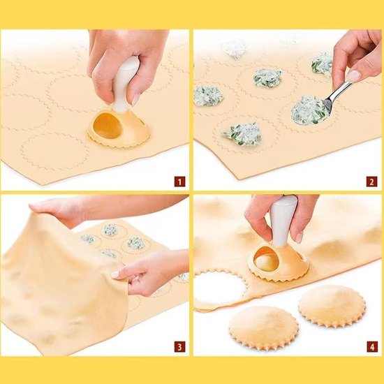 Pastamachine Hout - Deegroller Keuken - Zelf Pasta Maken - Compact Keukengereedschap - Zie Afbeelding van Pastamachine — afbeelding 2