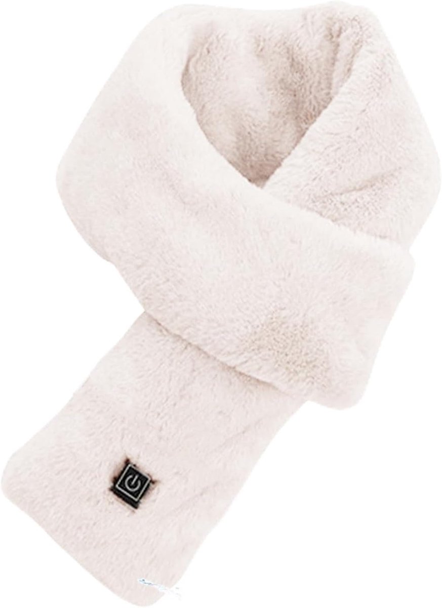 Elektrische Sjaal - Verwarmde Nekwarmer - Winterse Warmte - 3 Temperatuurstanden - 80 x 11 cm - Champagne
