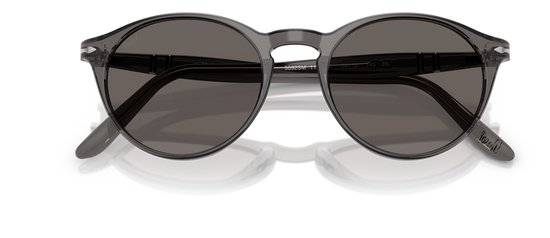 Zonnebril-Persol-0P03091SM-1196B1-Transparant Grijs van Merkloos — afbeelding 2