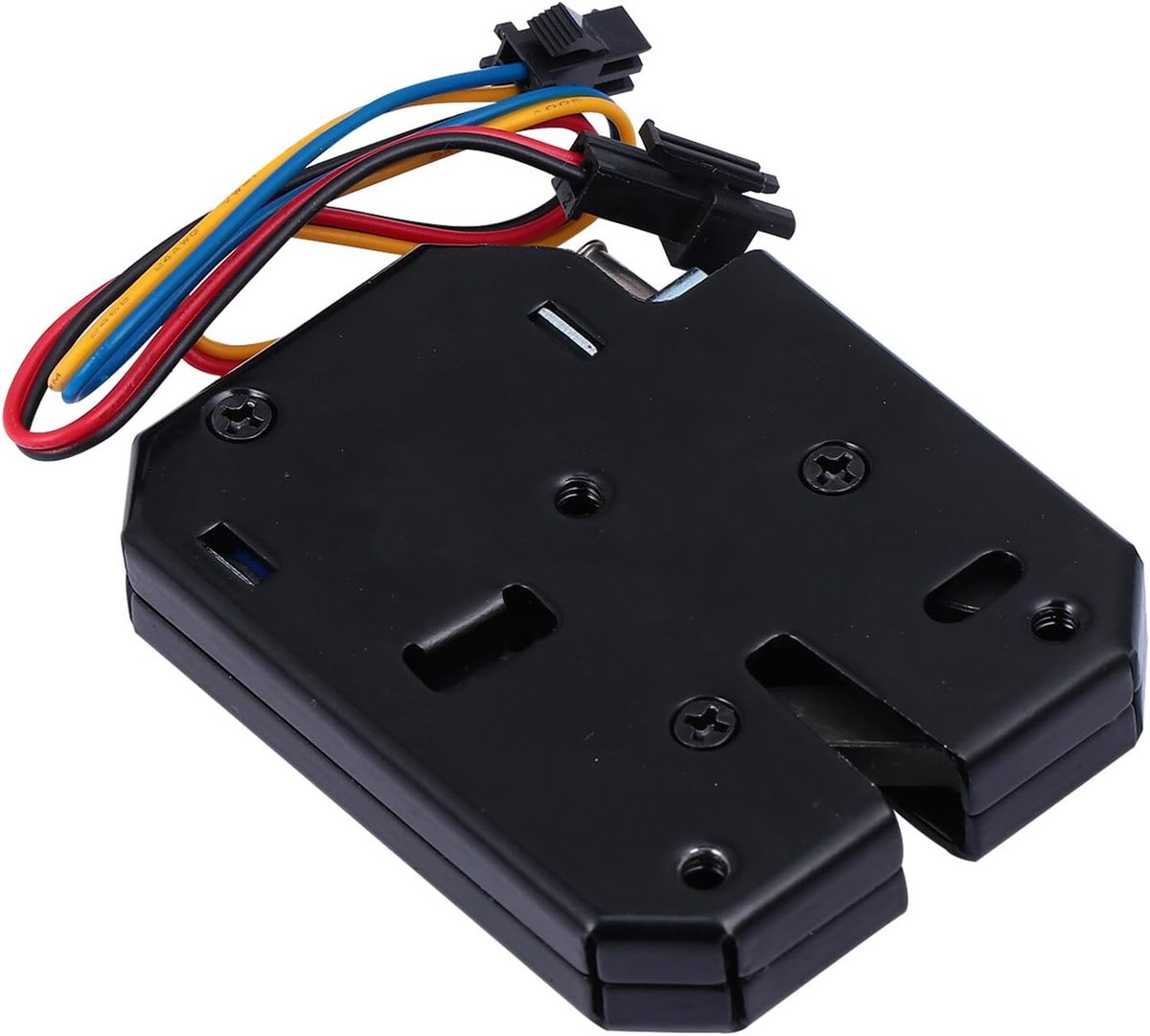 Elektrisch Slot - Elektromagnetisch Slot Kastslot - Kasten Beveiligen - Robuust Koolstofstaal - 8 x 6 x 1 cm - Zwart