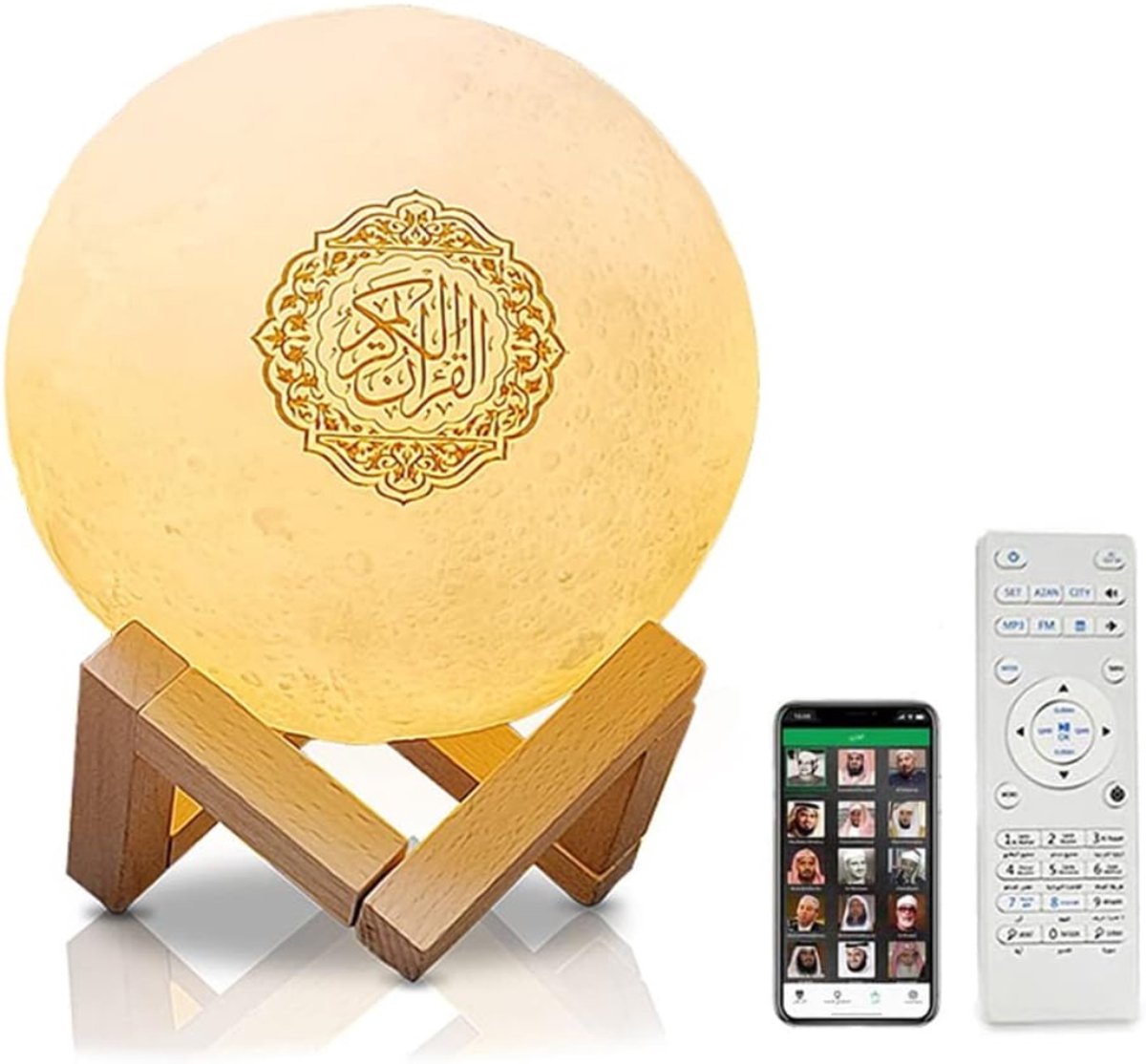 CLVP® Maanlamp - Nachtlamp - Maan Lampje - Taffellamp LED
