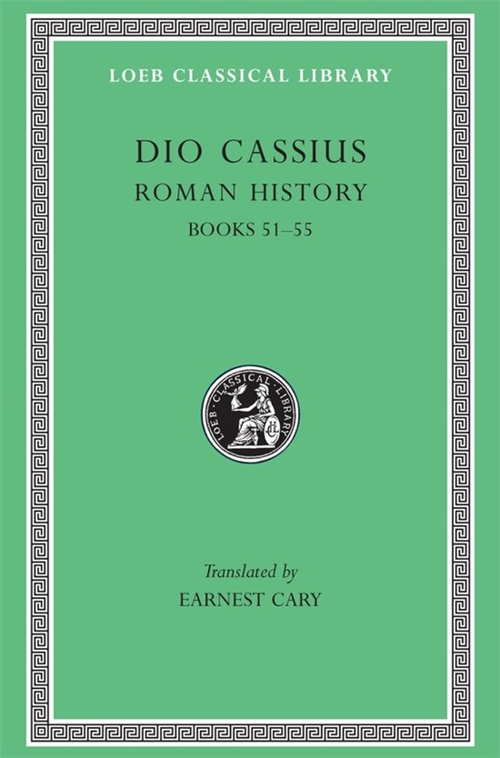 Roman History - Books LI-LV L083 V 6 (Trans. Cary) (Greek) - cover