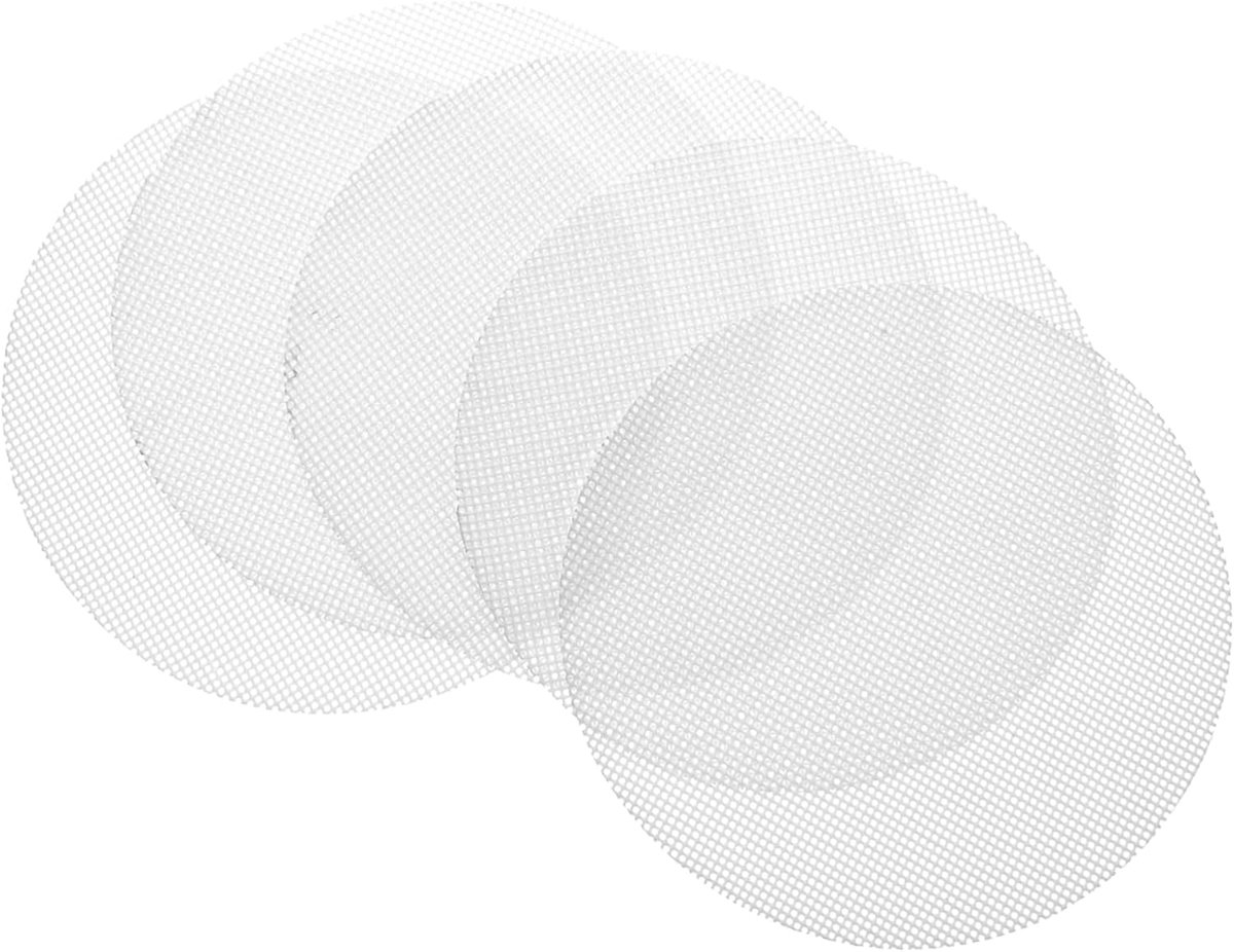 Ronde Bakmat - Ovenmat Stoommat - Bakken Stomen - Hoge Temperatuur - 19.5 Cm - Grijs