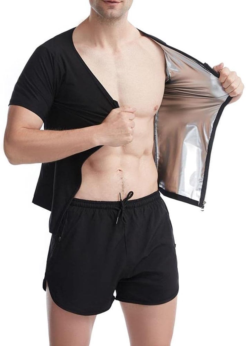 Zweetvest Heren - Compressie Shirt - Sport Workout - Verhoogt Lichaamswarmte
