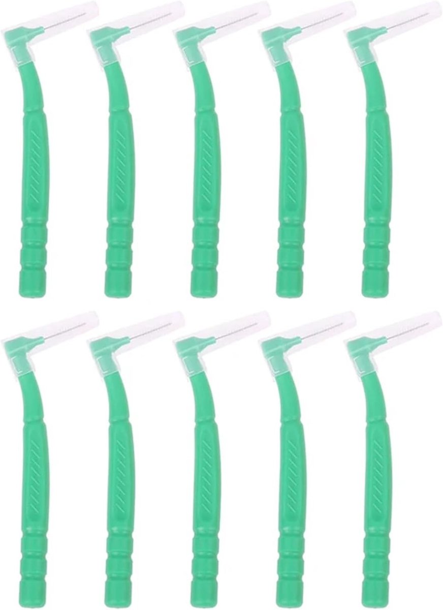 Interdentale Borsteltjes - Tandenragers Flosssticks - Mondhygiëne Verbeteren - L-vormig Ontwerp - 85 cm Lengte - Meerkleurig