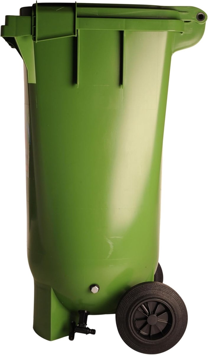 XL Compostbak - Bokashi Container - Bioafval Fermenteren - Gerecycled Kunststof - 120 Liter - Groen
