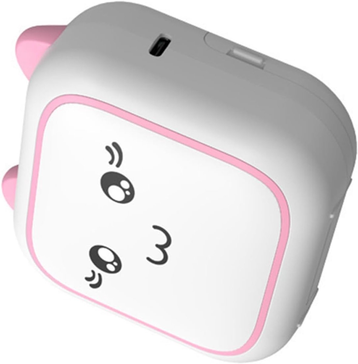 Draagbare Labelprinter - Mini Printer - Tekst en Foto - Inkless Technologie - 35 x 8 x 35 cm - Roze