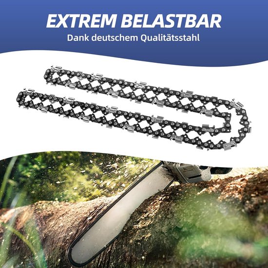 Zaagketting Set - Kettingzaag Onderdelen - Boom Snoeien - Set van Twee - 16 Inch 40cm — afbeelding 4