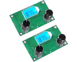 Digitale FM Module - Radio Ontvanger - Audio Projecten - DSP PLL Technologie - 3x4.5x3 cm - Zwart