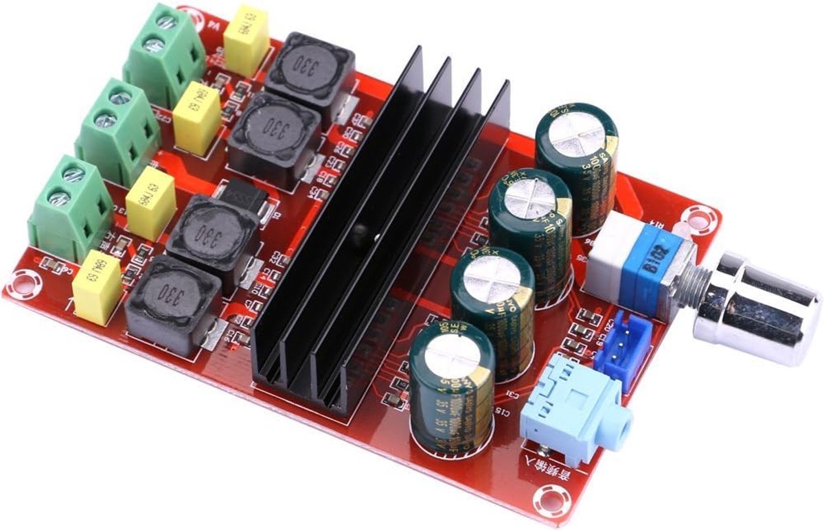 Digitale Audioversterker - Versterker Bord - Muziek Afspelen - Dubbel Kanaal 100W - 105 x 65 mm