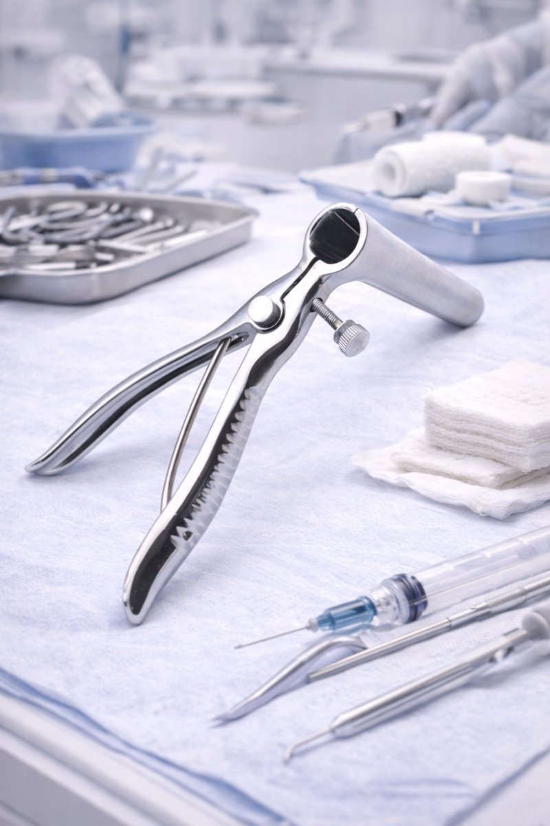 Belux Surgical Instruments – Sims Metalen Anaal Speculum – RVS – Medisch Onderzoeksinstrument – Steriel Verpakt (Niet Gesteriliseerd)