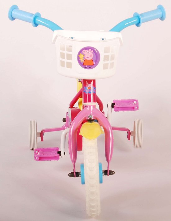 Peppa Pig Kinderfiets - Meisjes - 10 inch - Roze/Blauw - Doortrapper van Peppa Pig — afbeelding 4
