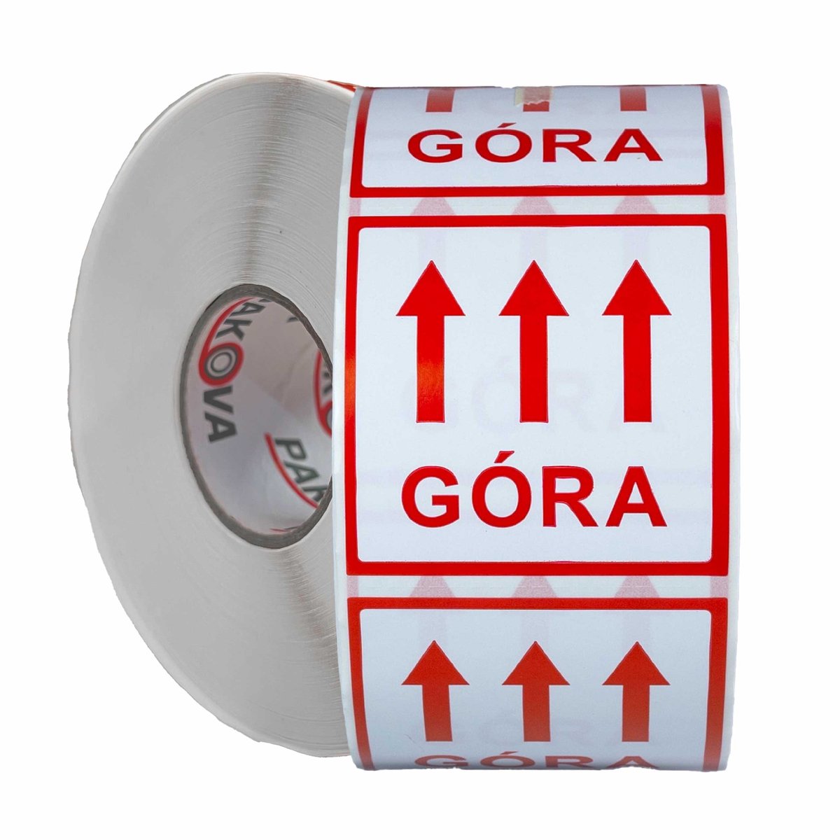Pakova - Waarschuwingsetiket - GÓRA - 55x55mm - 1000st