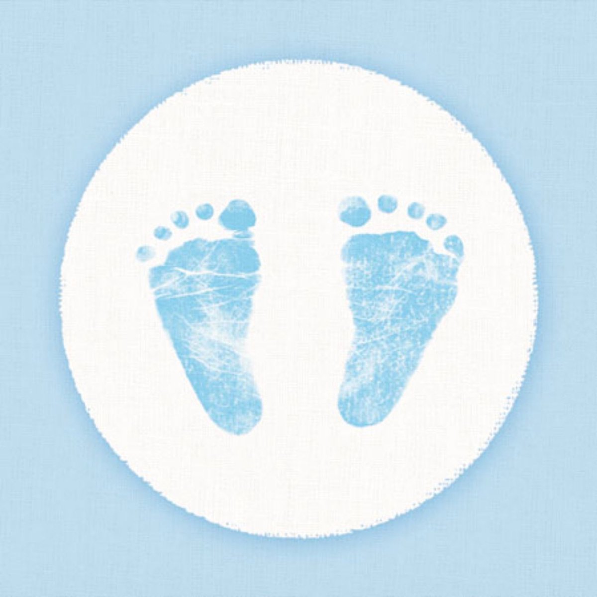 Ambiente - Servetten 25 cm - Baby Stappen Jongen - FSC Mix