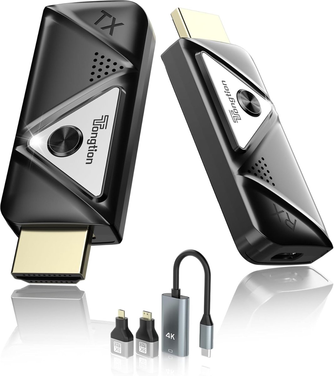 Draadloze HDMI Zender - Video Audio Streamer - Films Kijken - 1080p HD Overdracht - 14.9 x 9.5 cm