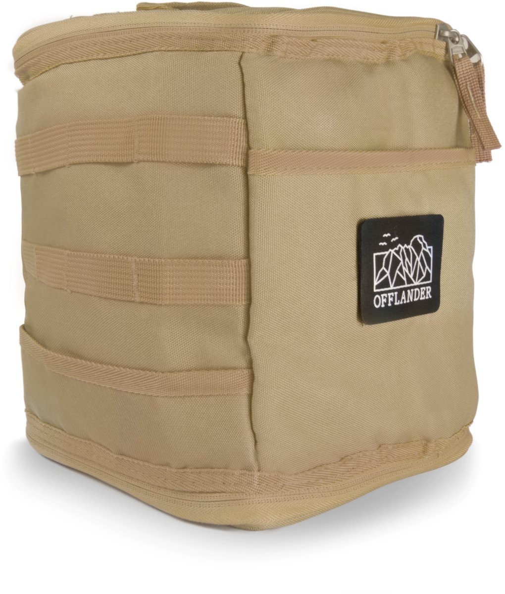 OFFLANDER Serie - Camping Tas - 10L - Nylon - Khaki