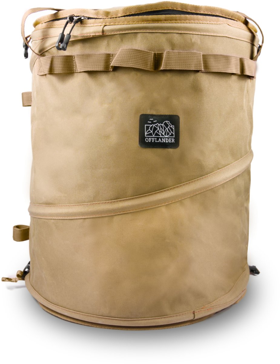 Offlander - Camping Opbergtas - Pop-up - Nylon - Khaki
