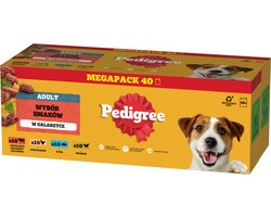 Pedigree Wybór Smaków Serie - Hondenvoer in Gelei - 40x100g - Voor Volwassen Honden