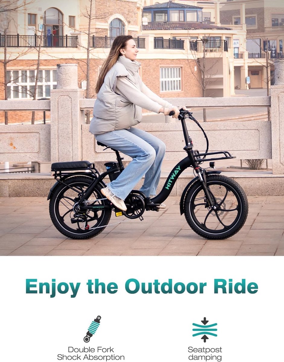 Hitway BK6SL1 - Opvouwbare Fat Tire E-Bike thumbnail 5