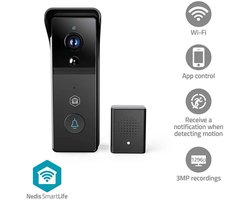 Nedis Nedis SmartLife - Batterij - Zonder abo - AI nee - 720p