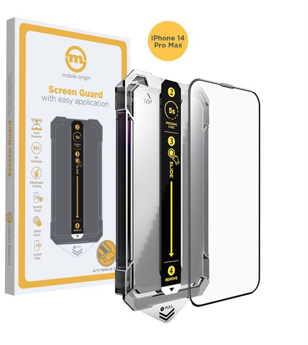 Mobile Origin Screen Guard Voor Iphone 14 Pro Max Met Eenvoudige Applicatie.