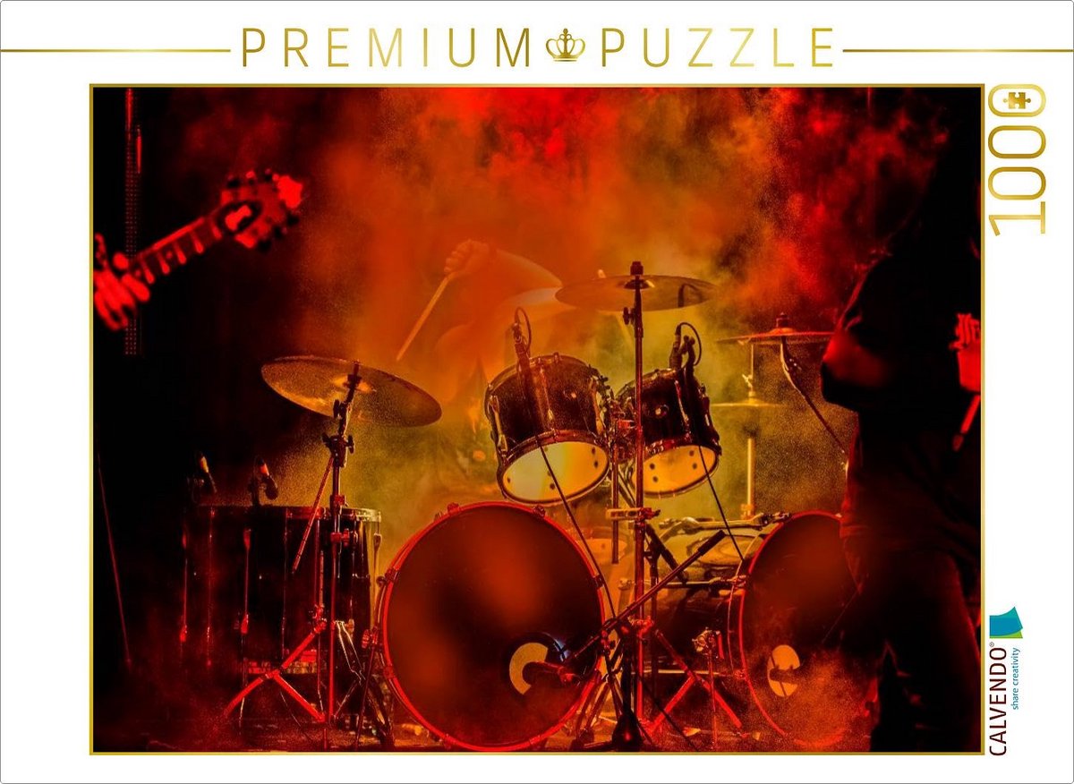 Muziek Puzzel - 1000 Stukjes - Ontspanning Thuis - Gedetailleerd Fotoprint - 64x48cm - Meerdere Kleuren
