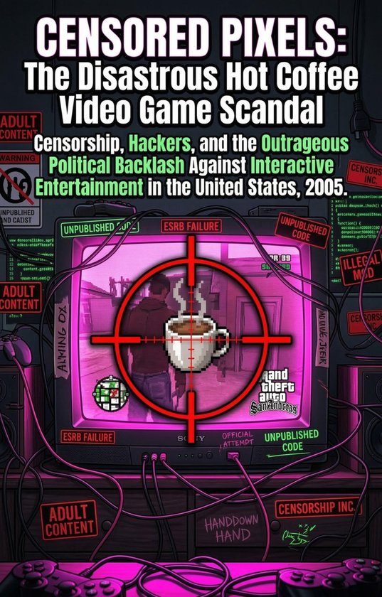 Censored Pixels: The Disastrous Hot Coffee Video Game Scanda ... - cover