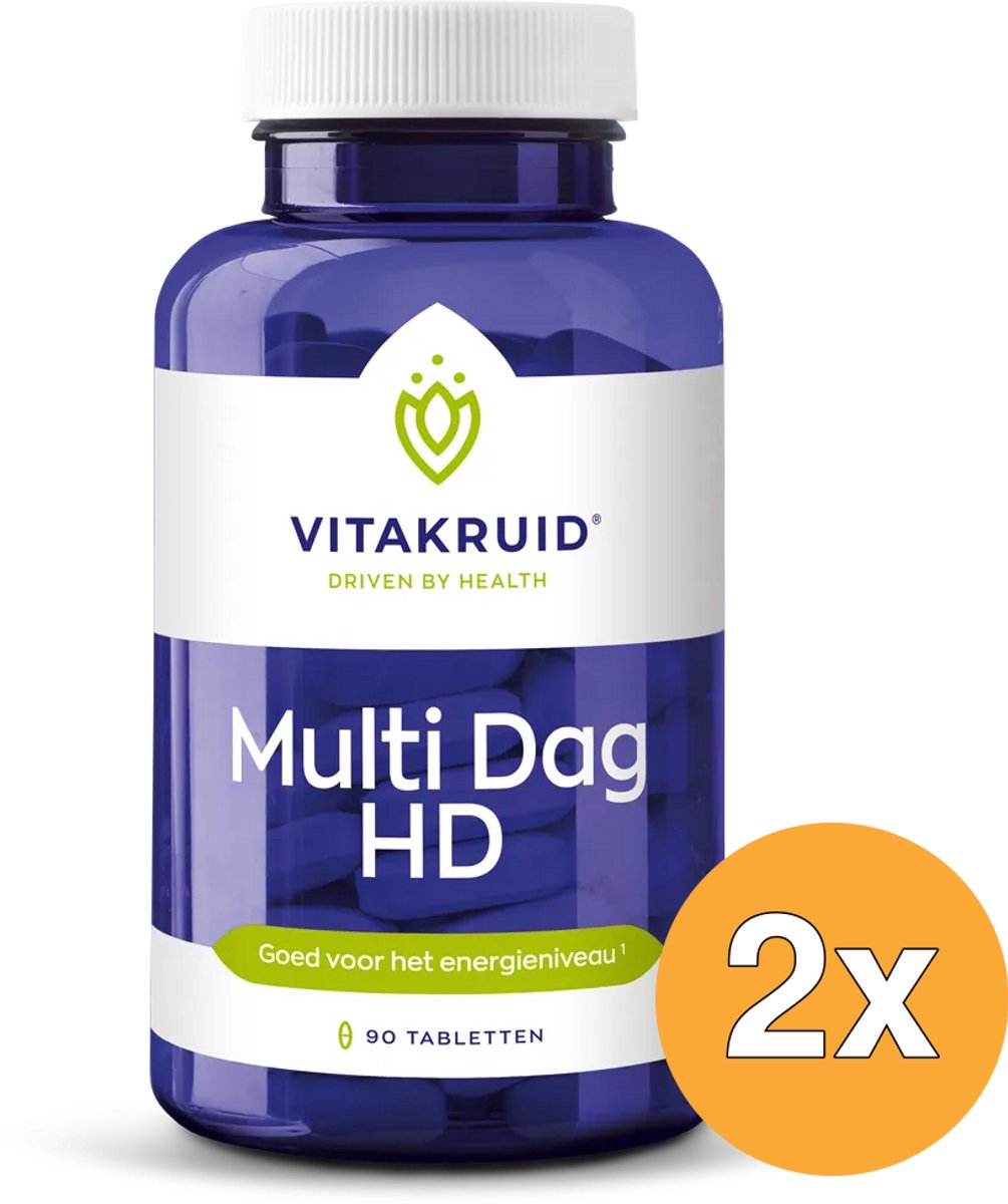 2x Vitakruid Multi Dag HD (90 tabletten)