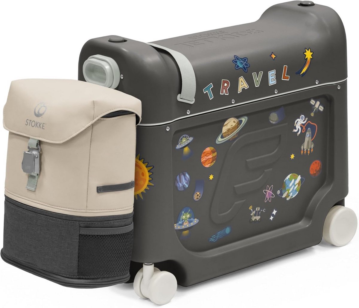 Kinder Reispakket - Koffer Rugzak - Comfortabel Reizen - Transformeerbaar tot Bed - Tot 35 kg