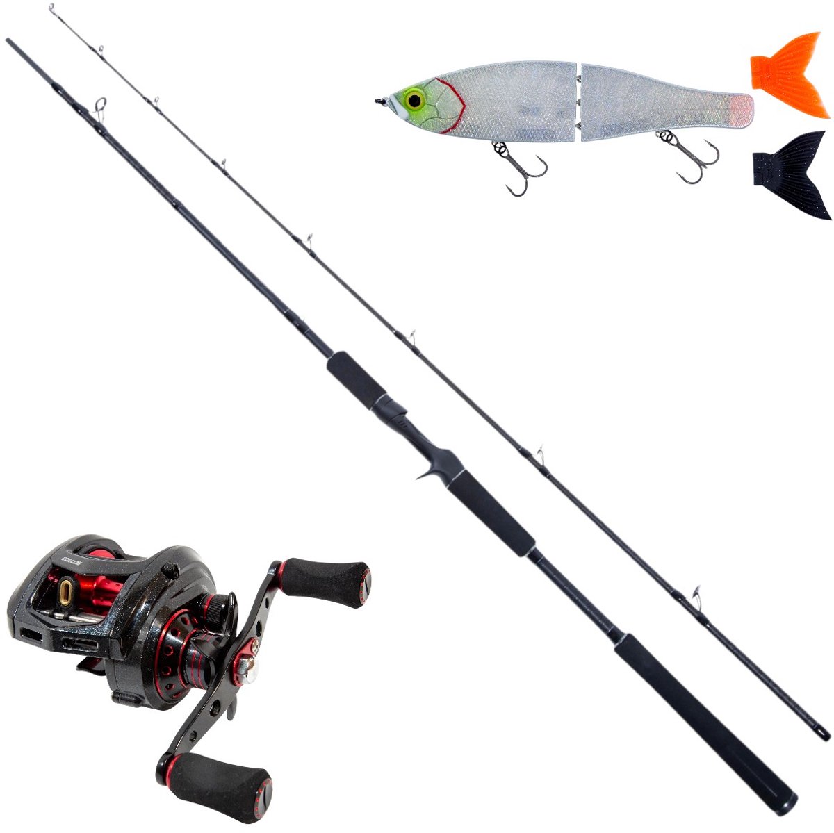 Ultimate Collos Baitcast Set 2.40 (50-200g) - Roofvis Set