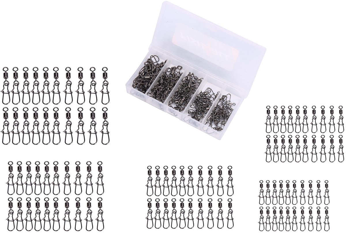 Fish4All Snap And Swivel Box (95pcs) - Wartels