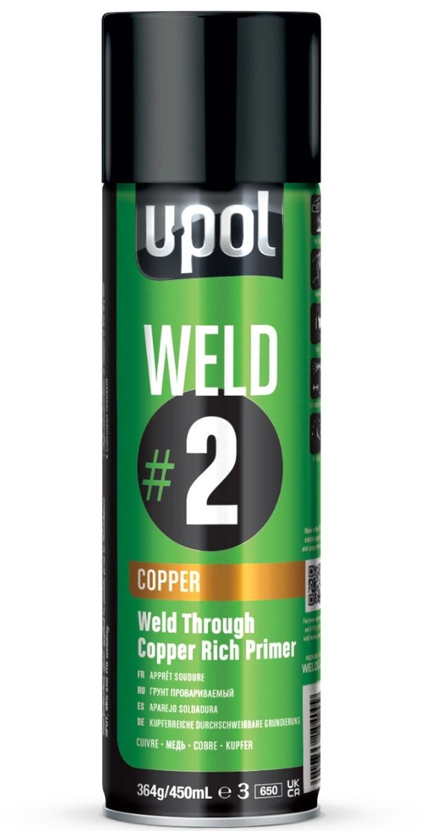 U-POL #2 Lasprimer KOPER spuitbus 450ml