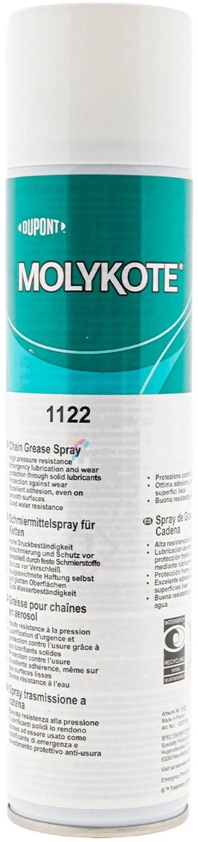 MOLYKOTE 1122 Kettingvet spuitbus 400ml