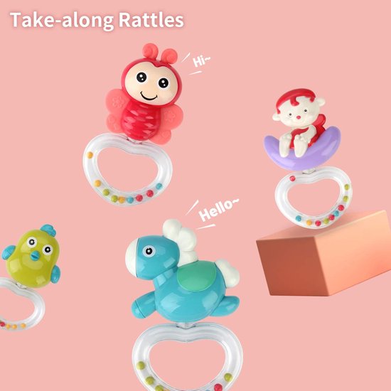 Baby Muziek Mobiel Wieg Speelgoed - met Projector en Licht - Timerfunctie - Afstandsbediening Babywieg Mobiel - met Meeneembare Muziekdoos en Rammelaars - Cadeau voor Pasgeboren Baby's Jongens Meisjes — afbeelding 4