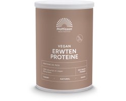 Mattisson - Erwten Proteïne - 86% Eiwit - Glutenvrij - Vegan Eiwit Shake - 350 Gram