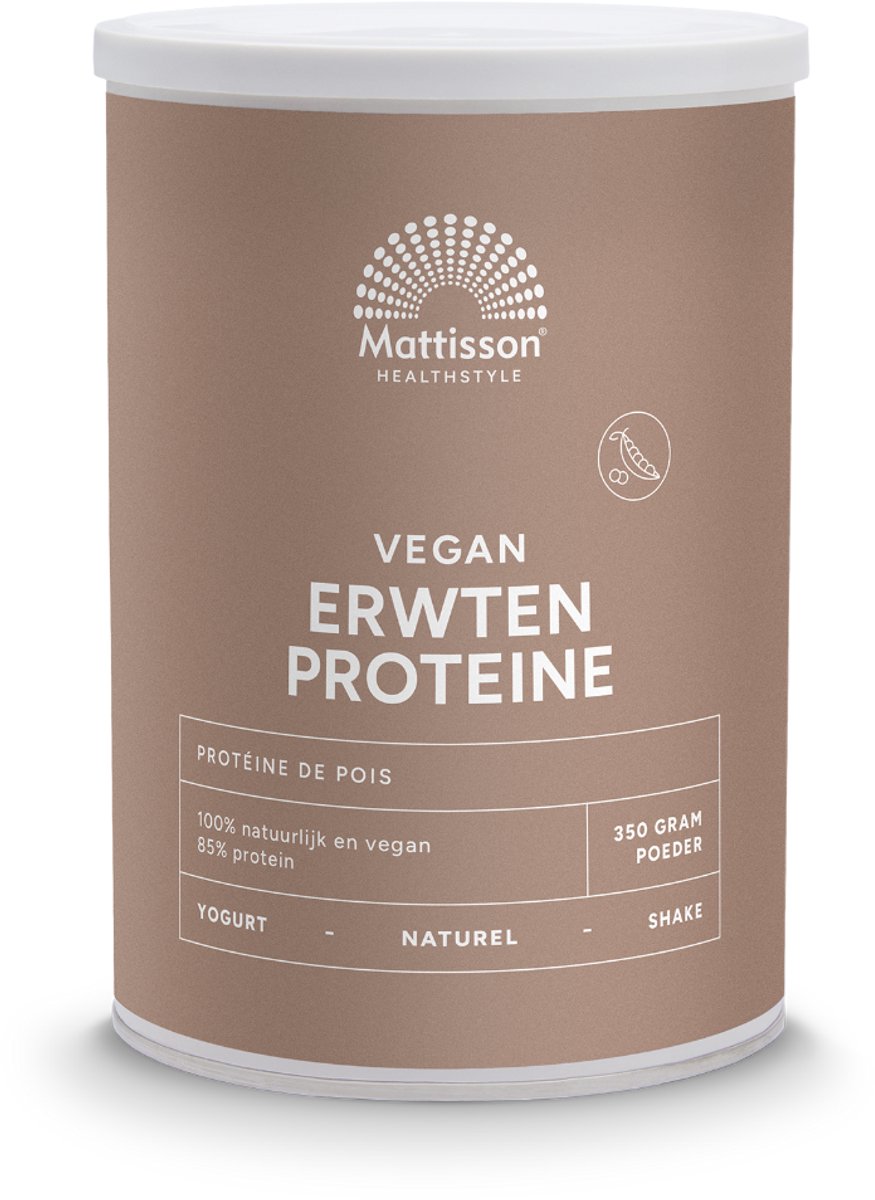 Mattisson Erwten Protien Poeder Naturel 350 gr