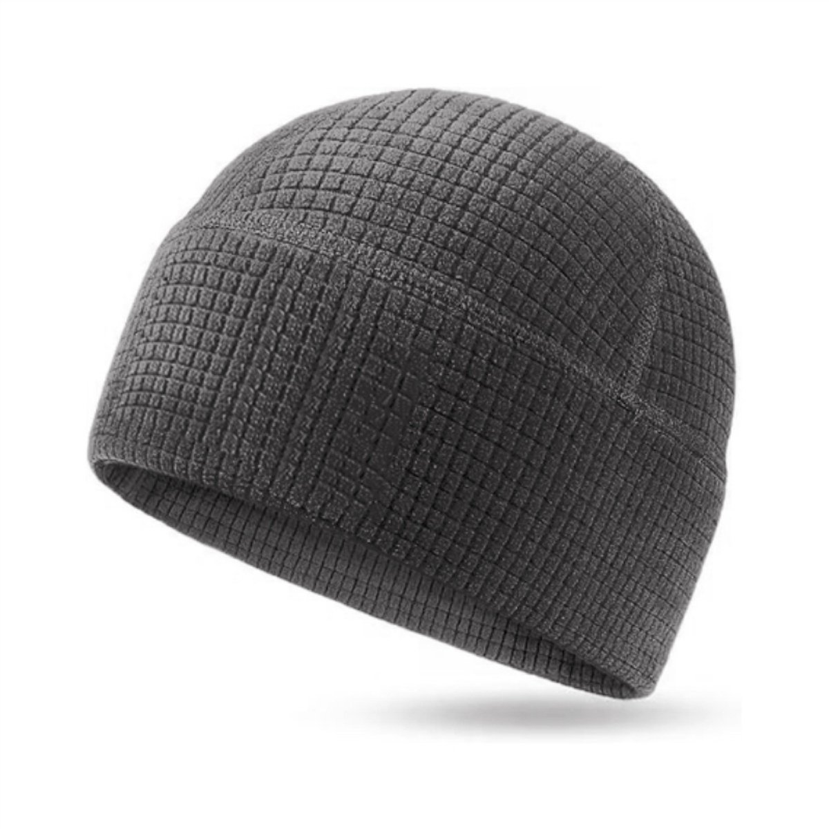 Helmmuts Beanie – Rekbare, Ademende Fietsmuts voor Heren & Dames – Grijs