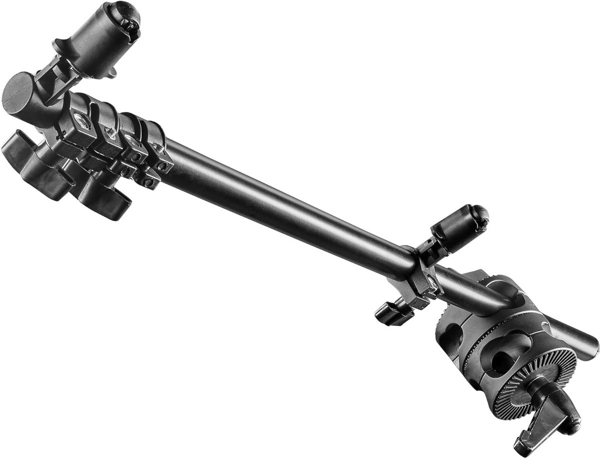 Reflectorhouder Studio - Verstelbare Arm - Fotografie Belichting - Dubbele Klem - 10-168 cm