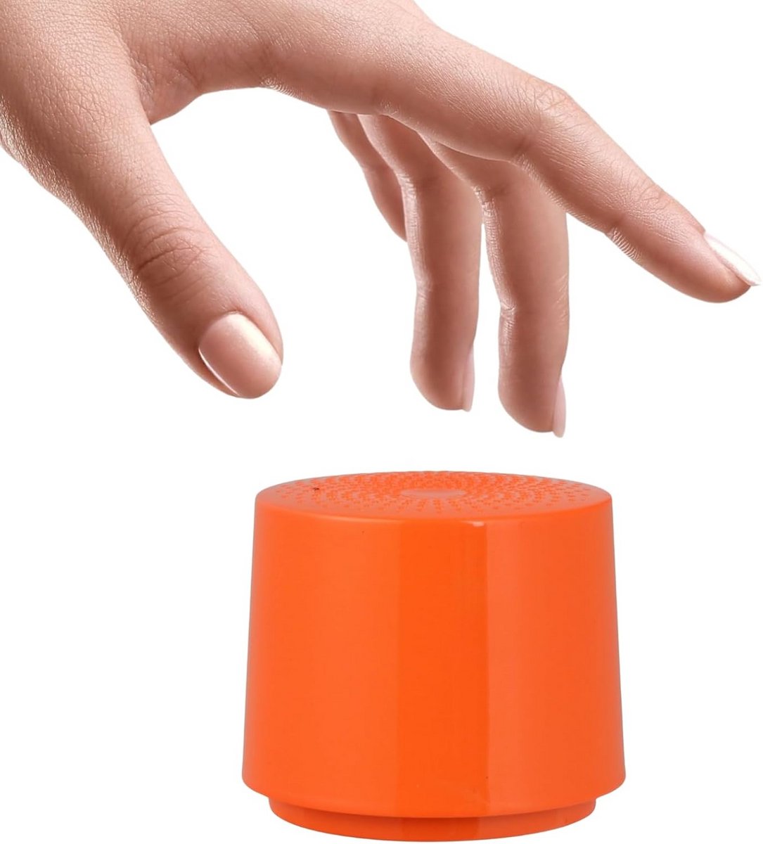 Draagbare Bluetooth Speaker - Draadloze Mini Speaker - Reizen Thuis - TWS Stereo Pairing - Compact Formaat - Oranje Fluo