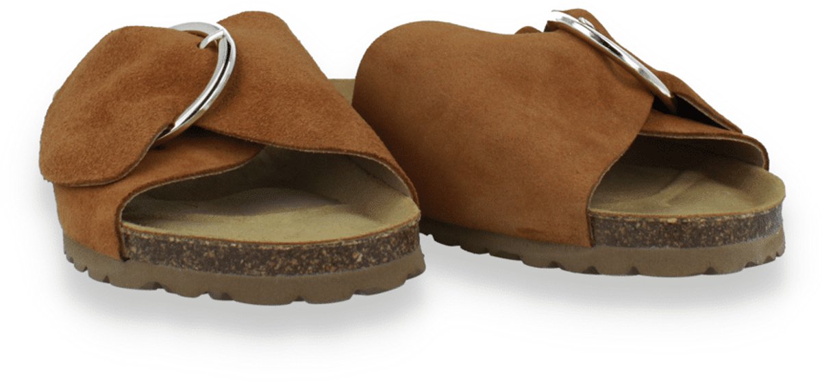 Hee! Dames Slipper | Cognac | Maat: 40