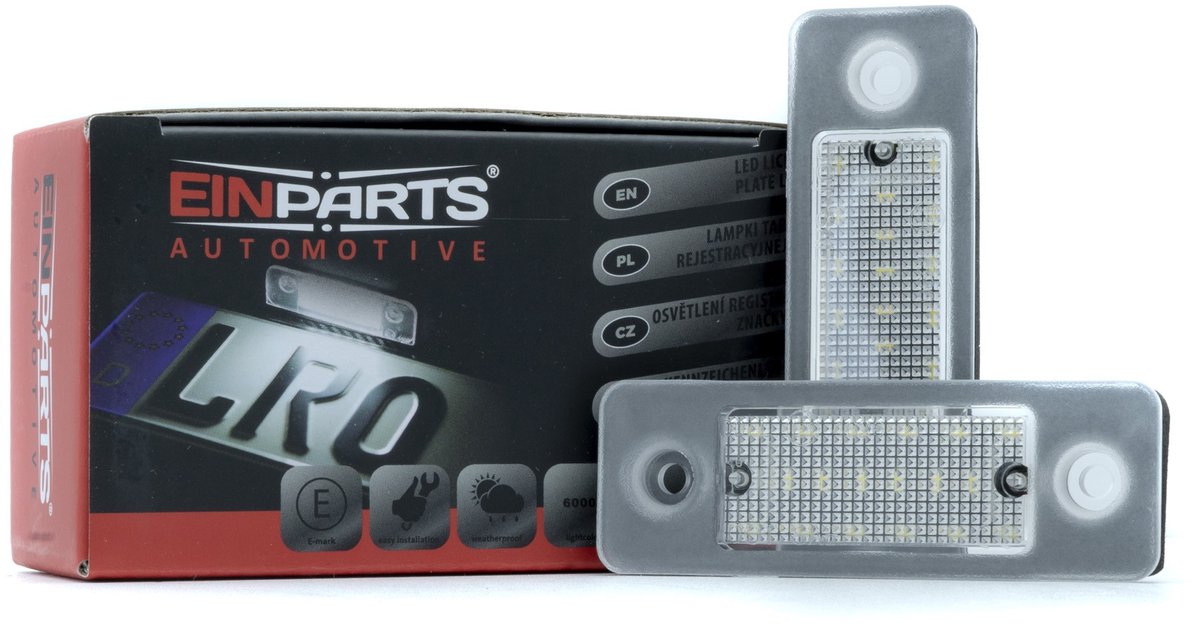 Einparts Kentekenplaatverlichting Voor Volvo C30 2008-2013 Oe Compatibiliteit