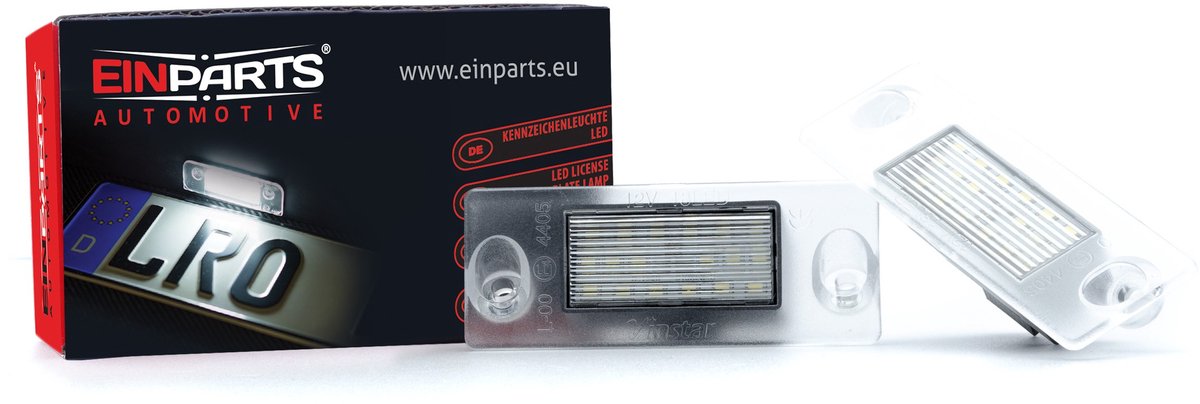 Einparts Ep50 Kentekenplaatverlichting Voor Bedrijfsvoertuigen